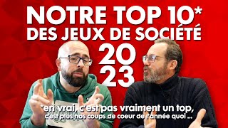 NOTRE TOP 10 DES JEUX DE SOCIÉTÉ 2023