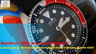 Seiko "SKX009K PEPSI" Like your Grandma's cookies, its just never gets old.