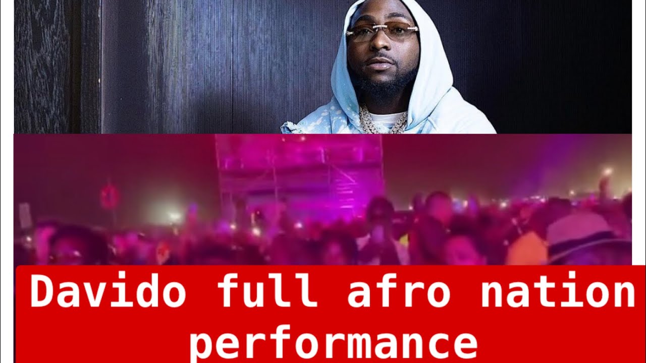 Davido full stage performance Afro nation In Portugal - YouTube