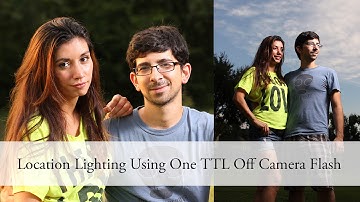 Location Lighting Using One TTL Off Camera Flash #aeocl - Canon Nikon Yongnuo