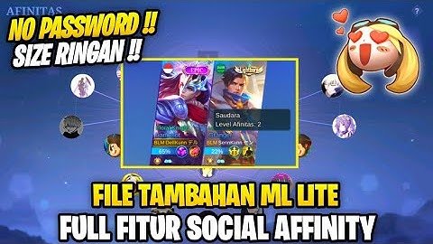 Data Open Afinitas/Affinity Terbaru Patch Transformers | File Tambahan Ml Lite