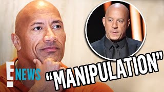 Dwayne Johnson Accuses Vin Diesel of "Manipulation" | E! News screenshot 3