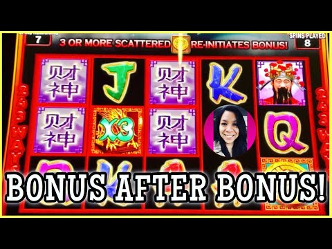 how many BONUSES can i get in one session on Triple Fortune Dragon Unleashed?! low to high BETTING!