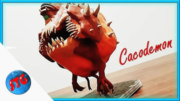 Sculpting Cacodemon from DOOM Eternal