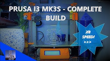[FDM 3D Printing] Prusa I3 MK3S - Complete Build - 8X Speed - 1080p HD GoPro