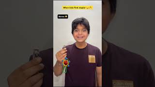 When kids get stapler 😂🔥| Indian family #shorts #funny #comedy #stapler #mayankgautamvlogs