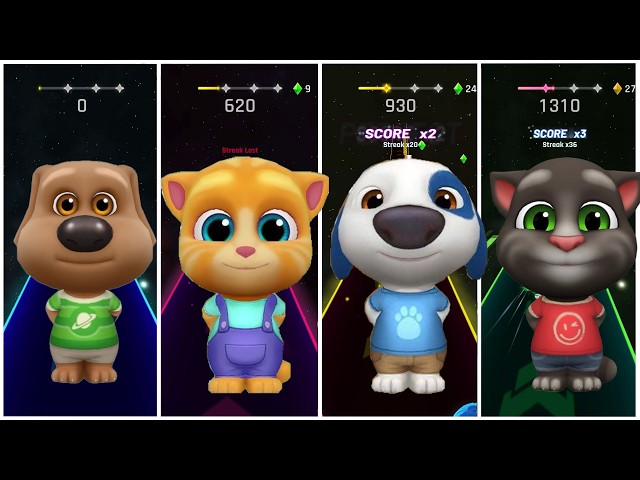 Tom and Judy / It's Gonna Be Better（7） DON'T BLINK! Talking Tom Speed Run Tiles Hop My Talking Tom VS