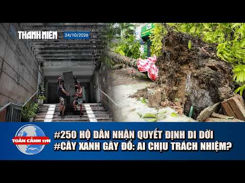 5 PM OVERVIEW 10/24: 250 Thanh Da apartment households receive eviction orders | Trees falling on...