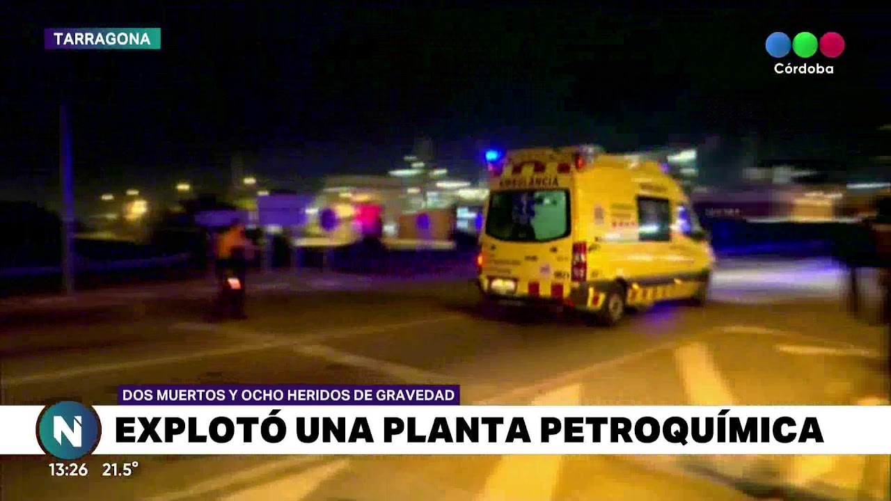 Explosión en Tarragona YouTube