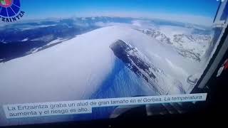ALUD DE NIEVE EN EL MONTE GORBEA