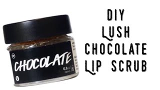 Diy Chocolate Lip Scrub | Inspired By Lush