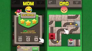 Slide Puzzle Puppy Rescue - Mom vs Dad screenshot 2