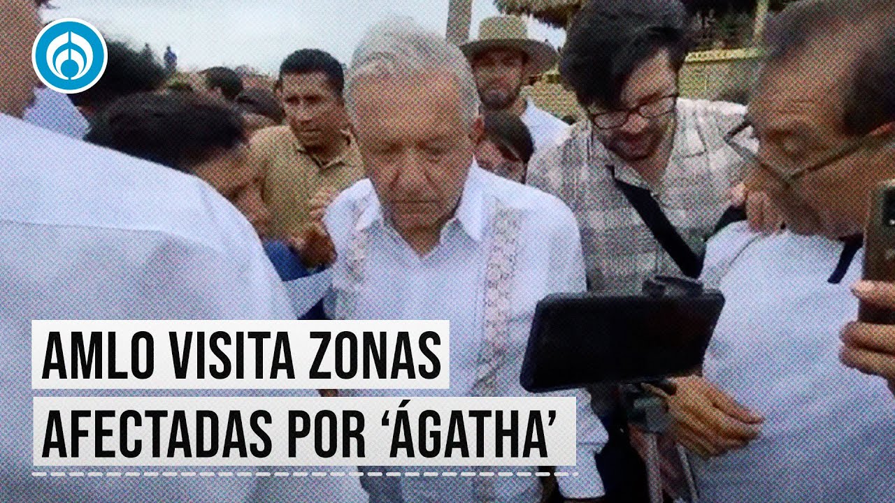"No están solos": AMLO muestra apoyo a personas afectadas en Oaxaca por ...