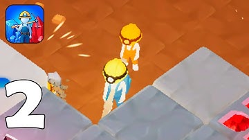 Mine Rush - Part 2 Become A Deep Underground Miner - Gameplay Walkthrough(iOS, Android)