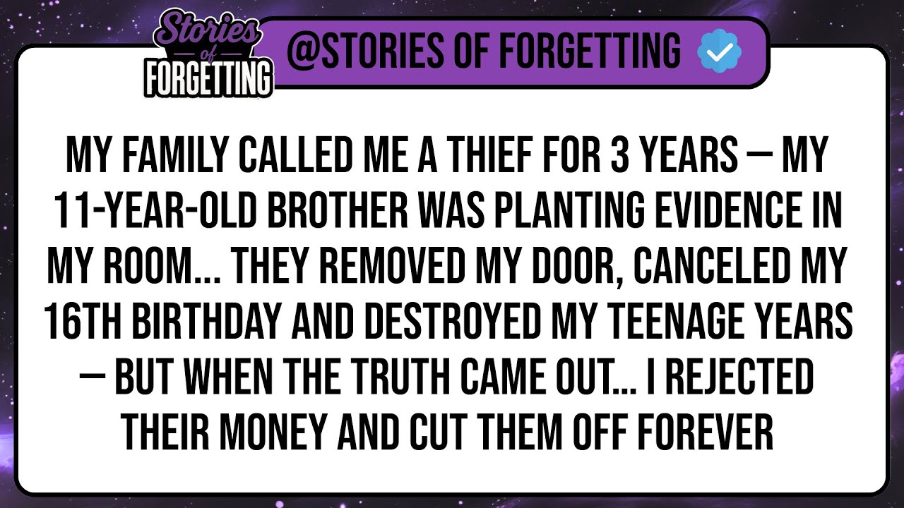 My Family Called Me a Thief for 3 Years — My 11-Year-Old Brother Was Planting Evidence in My ...