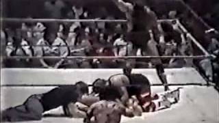 28-Fall Texas Death Match! Jerry Lawler, Dutch Mantell vs Bill Dundee, Buddy Landel (3-24-86)