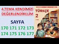 2nd Grade Turkish Textbook Book 1 Let S Evaluate Ourselves Pages 170 171 172 173 174 175 2nd Grade Turkish Textbook Book 1 Let S Evaluate Ourselves Pages 170 171 172 173 174 175