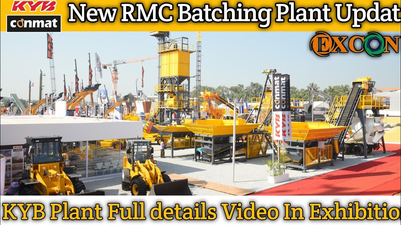 Kyb conmat new Batching plant  letest update| Part -2 | Kyb new technology | Excon -BIEC Product | 