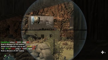 COD2 Sniper Server; peerrrarbor caught using Wallhack