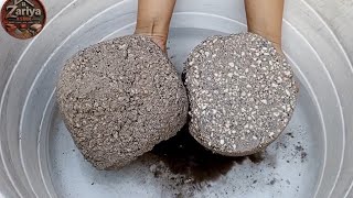 Extra Dusty soft Sand Cement concrete crumble dipping in water 💦💦💦 paste play Asmr  screenshot 5