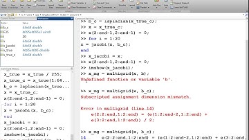 Comparing convergence of jacobi iteration and multigrid