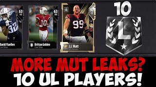 More MUT Leaks 10 Ultimate Legends Saturday I PULLED A LTD IN A GOLD PACK