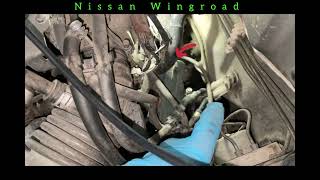 Установка котла  подогрева двигателя на  Nissan Wingroad в г. Благовещенске Амурская область