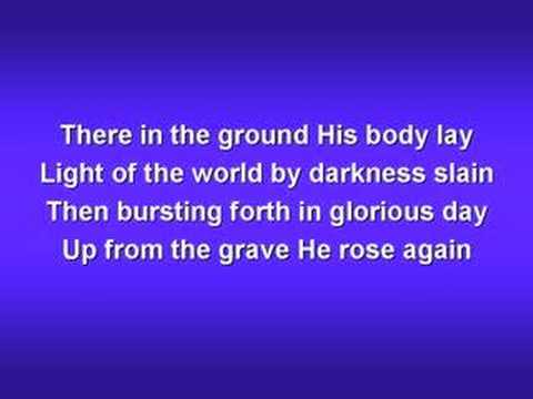 In Christ Alone (worship video w/ lyrics)