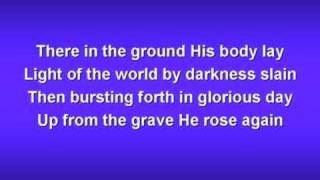 In Christ Alone (worship video w/ lyrics) chords