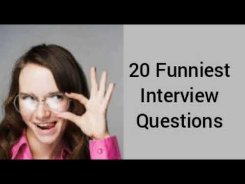 Funny Interview Questions | 20 funniest interview questions | Funny  interview questions & Answers - YouTube