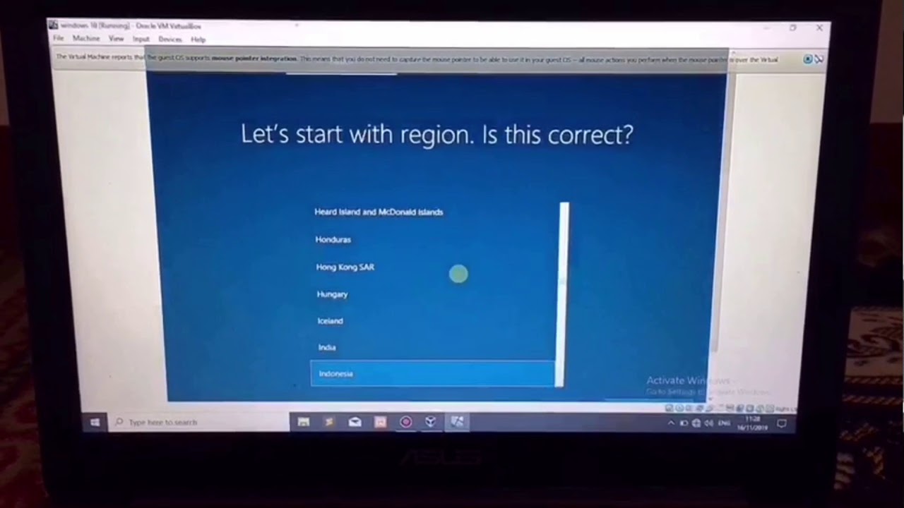 Cara Menginstal Windows 10 Dengan Virtual Box 
