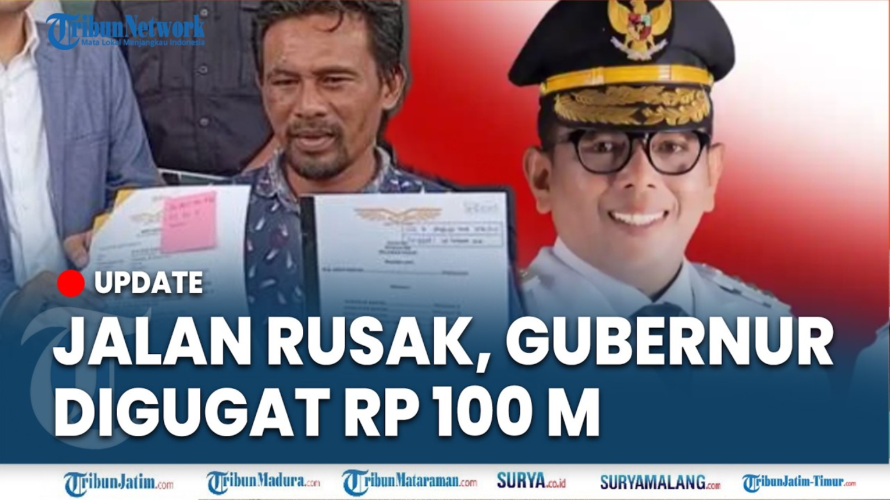 🔴TUKANG OJEK GUGAT GUBERNUR BANTEN RP 100 M, Perkara Jalan Berlubang Tewaskan Penumpang