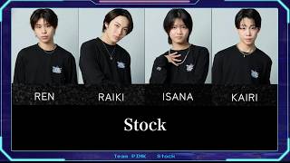 【Bmsg Trainee】歌詞・パート割　Team Pink：stock
