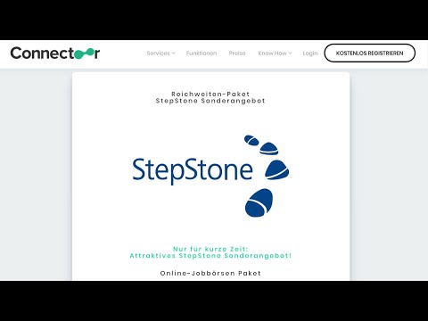 Auf Stepstone mit dem Connectoor ausschreiben