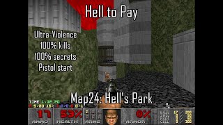 Doom II: Hell to Pay - Map24: Hell's Park (Ultra-Violence 100%)