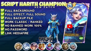Script Skin Harith Champion - EVOS Legends No Password | Full Effect Voice | Patch Terbaru 