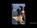 Drake's son Adonis taking basketball shots