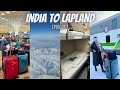 Finland ep 1  travelling from india to lapland  flight cost overnight train to rovaniemi  more