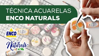 Paint Cookies with Natural Colors 🎨 | Watercolor Technique with ENCO Naturals