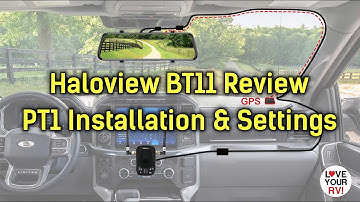 Haloview BT11 Wireless Rear Monitor & Dash Cam w/Blind Spot Detection - Review PT 1 - Installation