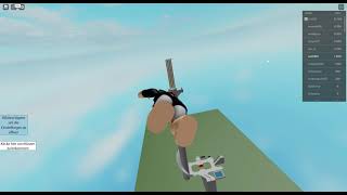 ROBLOX ragdoll engin no gravity (glitch)