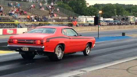 Lee Kapustka's 1971 Duster 10.20 Index class at By...