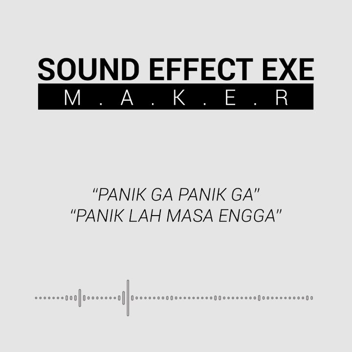 PANIK GA PANIK GA PANIK LAH MASA ENGGA SOUND EFFECT #shorts