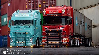 Scania R500 V8 "Melania" i Volvo FH540 "Miętus" BACA [4K]