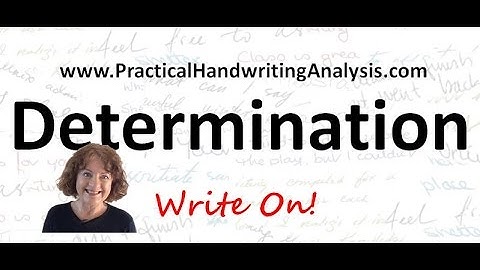 Identify Determination from handwriting (Graphology)Personality from  Handwriting Signature