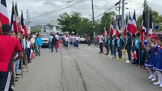 Marcha escolar del liceo Julián Javier Tenares 27 de febrero 2020. 🇩🇴