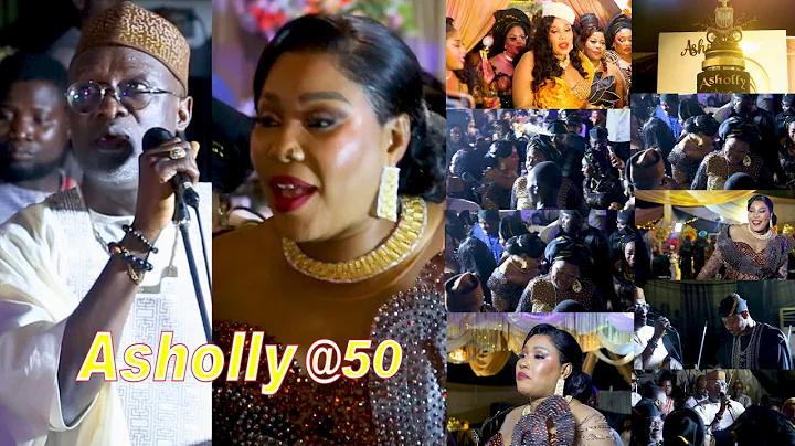 Fabulous Asholly @50 | Bonsue Fuji Creator, Dr. Adewale Ayuba Onstage with Dignitaries