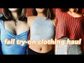 FALL TRY-ON CLOTHING HAUL!!! (mini) | Forever 21 bankruptcy sale