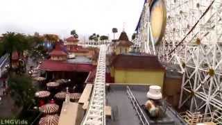 California Screamin Disneys California Adventure Park Full Complete Ride Through & Queue 1080P