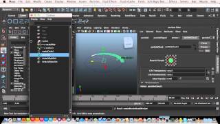 Maya 3D Tutorial - Create Rocket Smoke, fire and exhaust tutorial Pt 1